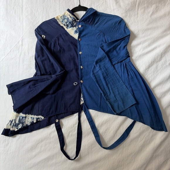 Kapital Blue Button Down Shirt - Picture 2 of 8